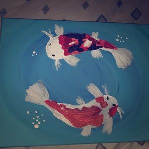 A koi fish painting 💗